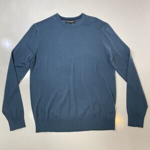 Banana Republic Men’s Blue Extra Fine Merino Wool Sweater Soft SMALL EUC